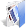 Folder with pictures clipart