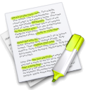Highlighted paper clipart
